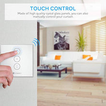 Carica l'immagine nel visualizzatore di Gallery, Interruttore WiFi per Tapparelle, Etersky Touch Switch Smart per Motori per Tapparelle, Controllo Vocale Funziona con Alexa e Google Home, Controllo Remoto compatibile con iOS/Android [N filo Needed]