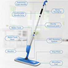 Carica l&#39;immagine nel visualizzatore di Gallery, Bellababy Mocio Lavapavimenti, Spray Mop Pavimenti con Un Flacone 1
