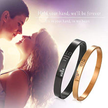 Carica l&#39;immagine nel visualizzatore di Gallery, Cupimatch Coppia Lovers Braccialetto Catena Acciaio Inossidabile Puzzle Love... - Ilgrandebazar