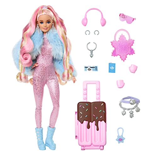 Barbie Barbie Extra Fly, bambola viaggiatrice con look a tema