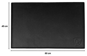 Happilax Sottociotola Premium Cane e Gatto in Silicone L (60 x 40 cm), Nero - Ilgrandebazar