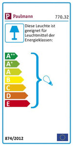 Paulmann 77032 Kiia lamp tavolo max. 40W E14 opale 230V E 14, 40 W, 20 cm x... - Ilgrandebazar