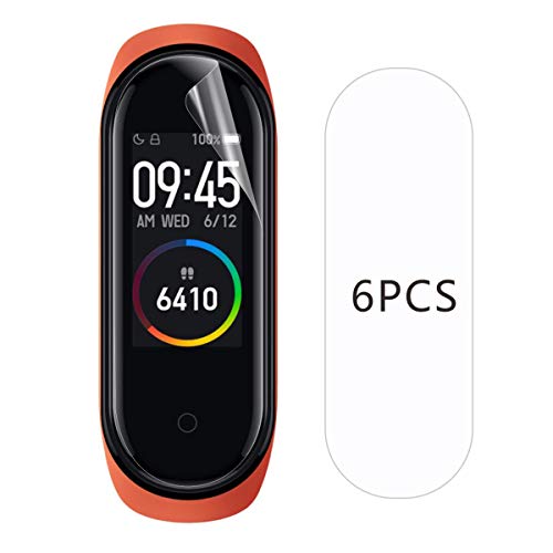 iTieTie 6 Pacchi Protezione Mi Band 4, Morbido TPU, Ultra Chiaro,...