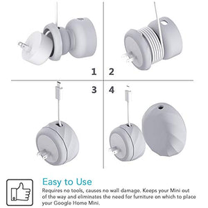 KIWI design Supporto Compatibile con Home Mini/Nest Mini di Google, Supporto... - Ilgrandebazar