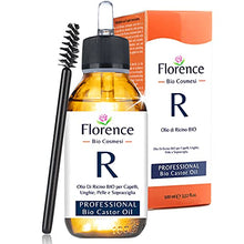 Carica l'immagine nel visualizzatore di Gallery, Olio di Ricino BIO. Puro 100%. Castor Oil Spremuto a Freddo Stimola la Crescita dei Capelli/Ciglia/Sopracciglia. Ottimo x la Cura Viso/Corpo/Barba/Unghie Vegano 100ml