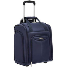 Carica l'immagine nel visualizzatore di Gallery, AmazonBasics - Bagaglio per vano sottosedile, Blu scuro 41cm, Navy Blue
