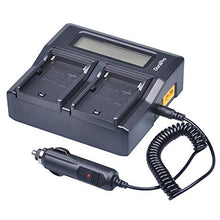 Carica l&#39;immagine nel visualizzatore di Gallery, DuraPro - Caricabatterie super rapido con doppio display LCD, per batterie...