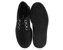 Carica l&#39;immagine nel visualizzatore di Gallery, T.U.K. Shoes Creeper Anarchic con Anello di Pelle Scamosciata 41 EU, Nero