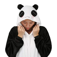 Carica l'immagine nel visualizzatore di Gallery, Très Chic Mailanda Pigiama Animale M per altezza 158-168cm, Nero Panda - Ilgrandebazar