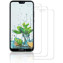 Carica l&#39;immagine nel visualizzatore di Gallery, NASFUEY Vetro Temperato [3 Pezzi] Compatibile con Huawei P20 Lite