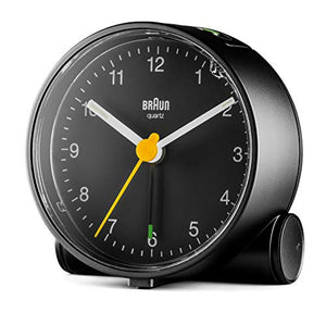 Braun Orologio Sveglia Analogico Classico viaggio con Funzione Snooze e  Luce, dimensioni ridotte, Movimento al Quarzo silenzioso, Suono Sveglia  Beep con crescendo, nero, modello BC02XB (2 Pack). : : Casa e  cucina