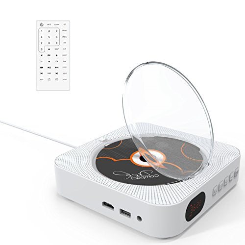 Lettore DVD,VIFLYKOO DVD/CD Portatile da Parete con Full HD bianco - Ilgrandebazar