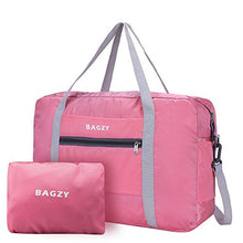 Carica l'immagine nel visualizzatore di Gallery, BAGZY Grande Pieghevole Borsone da Viaggio Leggero Palestra Valigia Baby Rosa