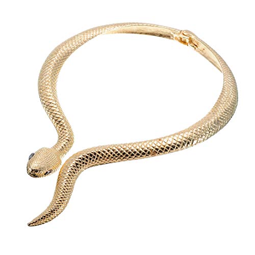 Girocollo da donna, a forma di serpente Oro