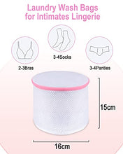 Carica l'immagine nel visualizzatore di Gallery, BillyBath - Rete per lavatrici, per lavatrice, grande sacchetto per biancheria, per calze, reggiseni, biancheria intima e lingerie, set da 4 pezzi, rosa