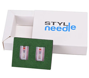 Stylineedle - Confezione da 5 aghi diamantati per giradischi Crosley, Ion,...