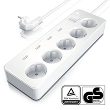 Carica l&#39;immagine nel visualizzatore di Gallery, Bearware - Multipresa elettrica a 5 Vie con 4 x USB 6.0A 30 Watt - 5 Prese - Ilgrandebazar