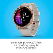 Carica l'immagine nel visualizzatore di Gallery, Garmin Venu - Smartwatch GPS, AMOLED, Music, Pay, Light Sand Rose Gold