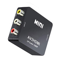 Carica l&#39;immagine nel visualizzatore di Gallery, QGECEN Convertitore da RCA a HDMI, Adattatore Supporta PAL/NTSC...