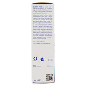 Care For You, Spray Nasale Baby da 100 ml, per la Pulizia Quotidiana del... - Ilgrandebazar