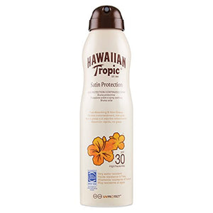 Hawaiian Tropic SATIN PROTECTION CAN SPRAY SPF 30, Spray continuo - 220 ml