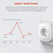 Carica l&#39;immagine nel visualizzatore di Gallery, Presa Smart WiFi 16A 3680W TECKIN Intelligente Energy Monitor...
