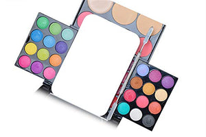 CFtrum Palette In Acciaio Inox Con La Spatola Strumento Cosmetici... - Ilgrandebazar