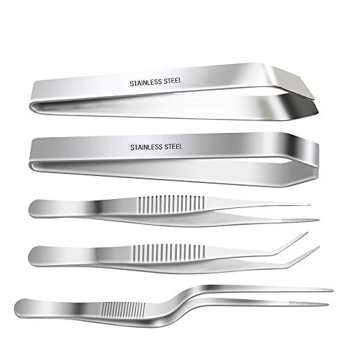 SelfTek 5 Pezzi Pinze in Acciaio Inox da 3 Pollici 6.3 Pollici... - Ilgrandebazar