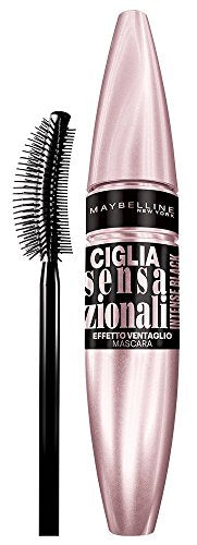 Maybelline New York Ciglia Sensazionali Intense Black Mascara, Volume... - Ilgrandebazar