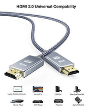 Carica l'immagine nel visualizzatore di Gallery, Cavo HDMI 4k Ultra HD 0.5m,Cavi 2.0 a/b alta velocità con Ethernet 0.5m