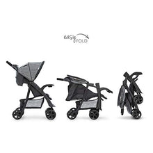 Carica l&#39;immagine nel visualizzatore di Gallery, Hauck Passeggino Shopper Neo 2 - Passeggino Compatto dalla Nascita fino a 25 kg - Passeggino Pieghevole con 2 Portabibite, Reclinabile con Finestrina - Grande Cesto Portaoggetti - Grigio
