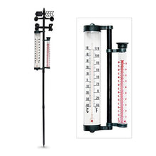 Carica l&#39;immagine nel visualizzatore di Gallery, Relaxdays Stazione Meteorologica da Giardino XXL, con Termometro 145 cm,...