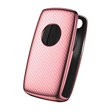 Carica l'immagine nel visualizzatore di Gallery, OATSBASF Auto Caso Chiave Compatible VW,Copertura Oro rosa-Stripe