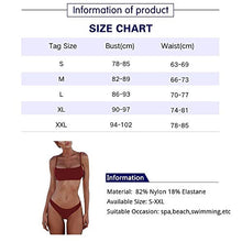 Carica l'immagine nel visualizzatore di Gallery, Costume da Bagno Donna Due Pezzi Costumi Mare Swimwear Push M, Verde Scuro - Ilgrandebazar