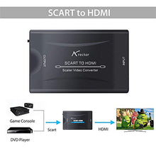 Carica l&#39;immagine nel visualizzatore di Gallery, Aerctor Adattatore SCART HDMI per TV - Convertitore Spina di alimentazione