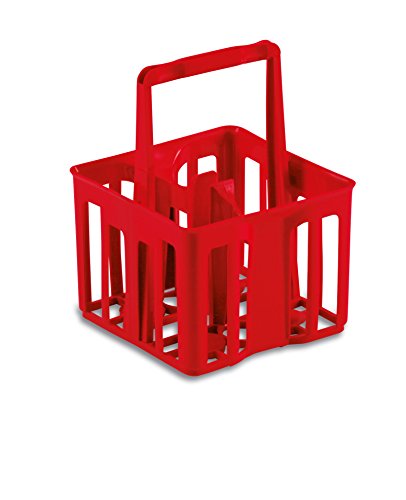Vigor-Blinky 8220520 Porta Bottiglioni, Rosso, 25x25x32.5 cm - Ilgrandebazar