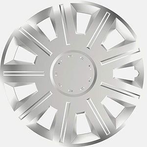 Sakura VICTORY14 Copricerchi Set di 4 Misura Universale, Argento Victory, 14"