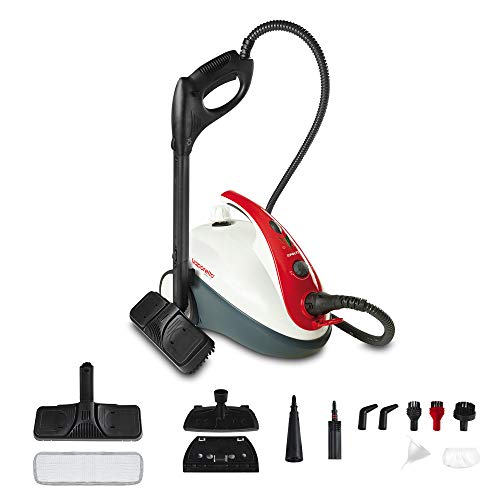 Polti Vaporetto Smart 30_R, Pulitore a Vapore 3 bar, Vano Nero/Rosso/Bianco - Ilgrandebazar