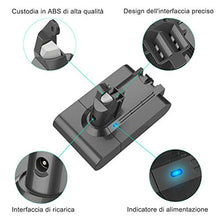 Carica l&#39;immagine nel visualizzatore di Gallery, Yaber 3000mAh Batteria di Ricambio per Dyson V6 DC62 DC59 DC61 DC58 Animale...