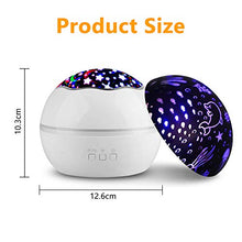 Carica l&#39;immagine nel visualizzatore di Gallery, Ohiyoo Stelle Proiettore Lampada, Luci notturne per Bambini, Lampade...