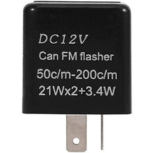 Carica l'immagine nel visualizzatore di Gallery, LED Lampeggiatore,Relè A Tre Pin Regolabile A 12V Protezione...