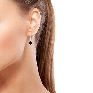 TJC - Orecchini pendenti da donna, in argento Sterling 925, con tormalina... - Ilgrandebazar