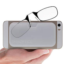 Carica l&#39;immagine nel visualizzatore di Gallery, ThinOptics Occhiali da lettura con custodia 2.00 resistenza, Trasparente - Ilgrandebazar