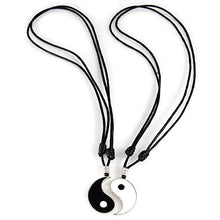 Carica l&#39;immagine nel visualizzatore di Gallery, AKIEE Yin Yang Collana per uomo Donna Ragazzi Ragazze Ciondolo Black / White - Ilgrandebazar