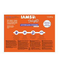Carica l'immagine nel visualizzatore di Gallery, IAMS Delights - Cibo Umido per Gatti Cuccioli (1-12 Mesi), con 1,02 (12x85g)