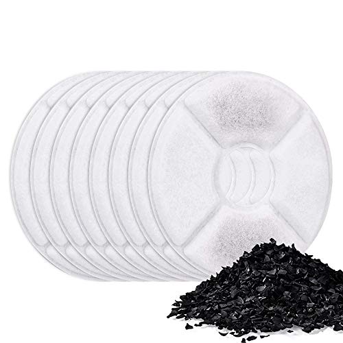Afloia 8PCS Filtro di ricambio per fontanella, fornitura acqua per...