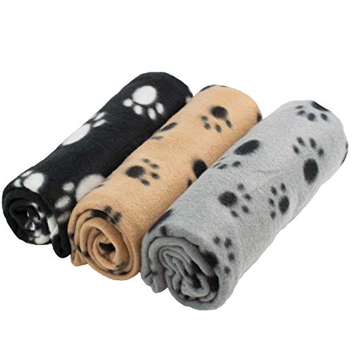 Digiflex 3 x Grandi Coperte in Morbido Pile - per Cani, Gatti, Conigli Grande