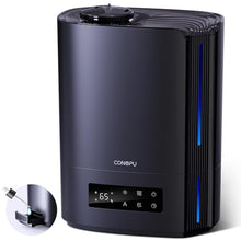 Carica l'immagine nel visualizzatore di Gallery, CONOPU Umidificatore Ambiente 6L, Umidificatore Ultrasuoni a Temperatura Costante Per La Casa Con Tre Modalità, Umidificatore Silenzioso Con Più Modalità Di Mmidità e Funzioni Temporali, OZJ21S07