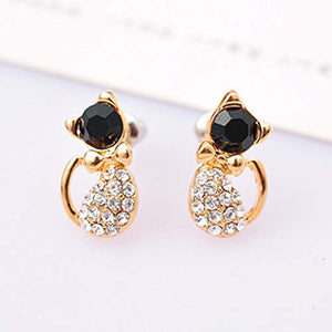 LEEQ Orecchini di Strass con in Argento 925 da Donna encantadoras（Style 5） - Ilgrandebazar