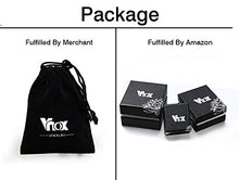Carica l&#39;immagine nel visualizzatore di Gallery, Vnox Bracciale unisex in acciaio inossidabile e pelle marrone, con àncora, a... - Ilgrandebazar